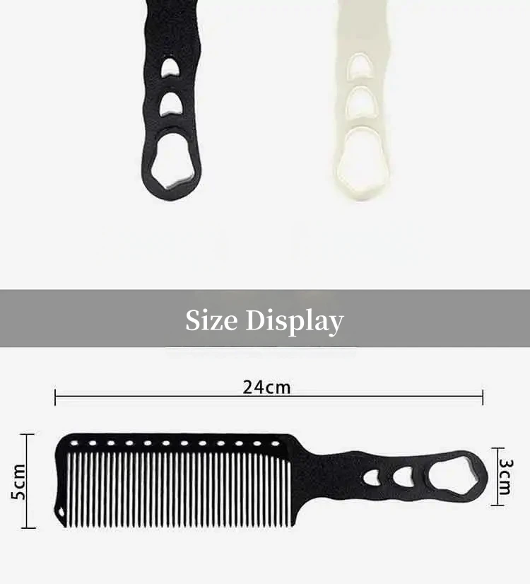 1Pc männer Haar Schneiden Kamm Anti-slip Anti-statische Friseur Trimmen Haar Kamm Barber Shop Pro friseur Haarbürste Y0724 – Detail 3