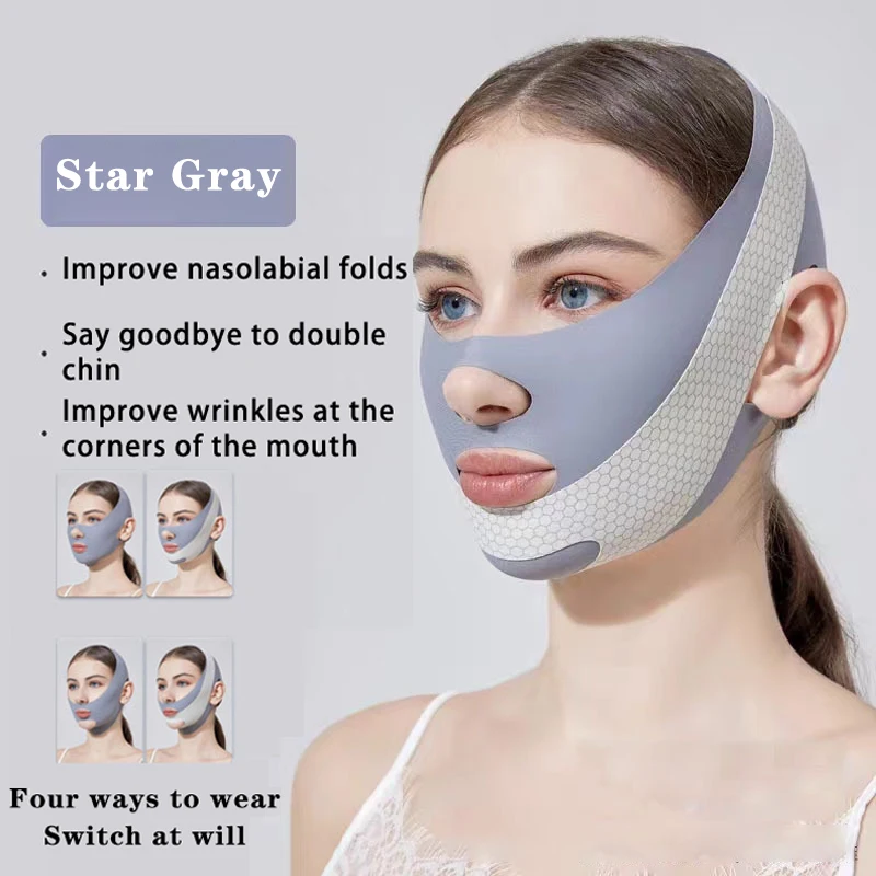 Kobiety Chin Cheek Face Slimming Bandage Lift Up Belt V Line Face Shaper Facial Anti Wrinkle Strap Skin Care Beauty Tools