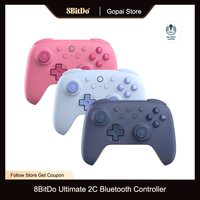 8BitDo New Ultimate 2C Bluetooth Controller With Hall Joystick for Nintendo Switch Lite OLED Gamepad Accessories