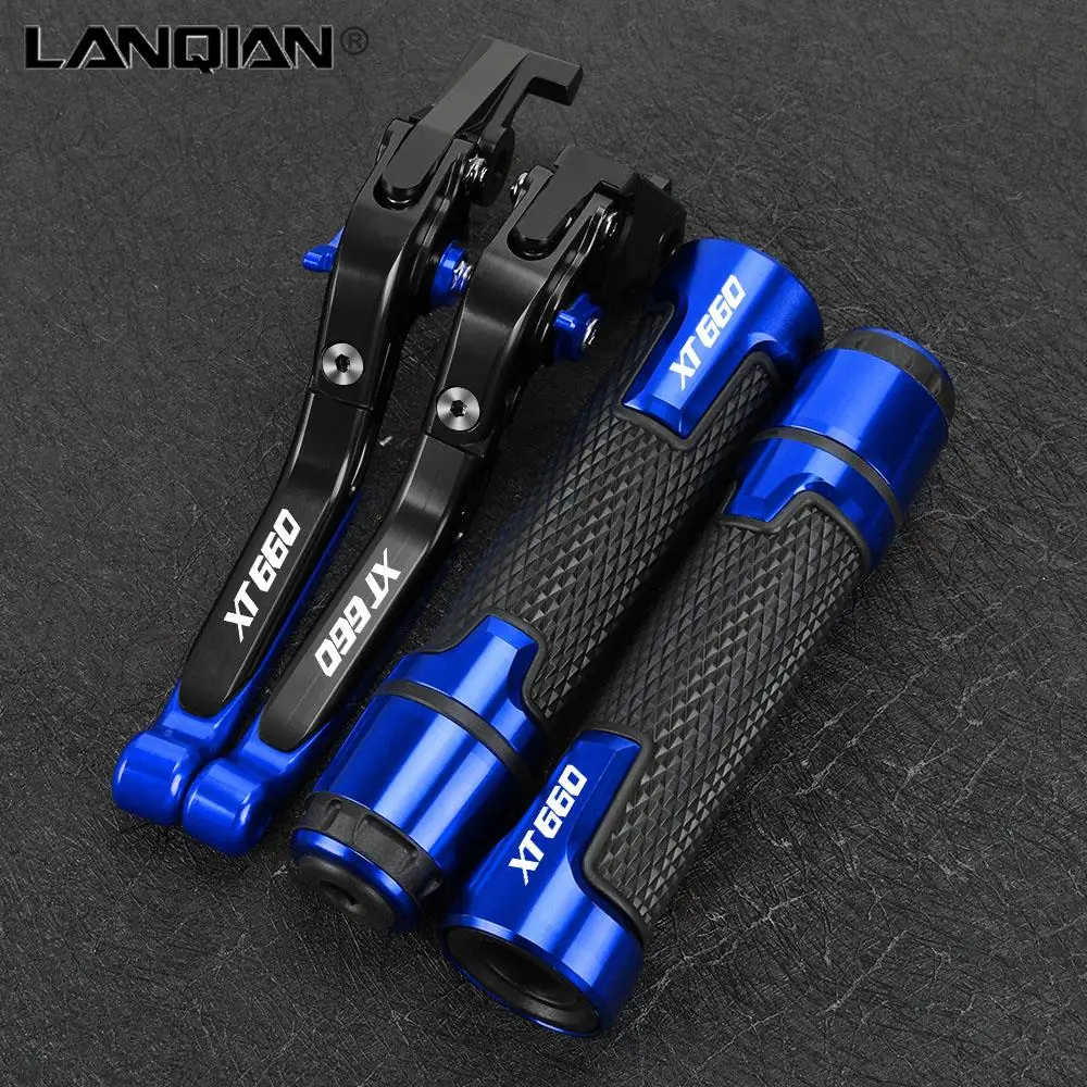 For YAMAHA XT660 XT660R XT660X Tenere XT 660 2004-2015 2016 2017 Motorcycle Brake Clutch Levers Handlebar Grip Handle Hand Grips