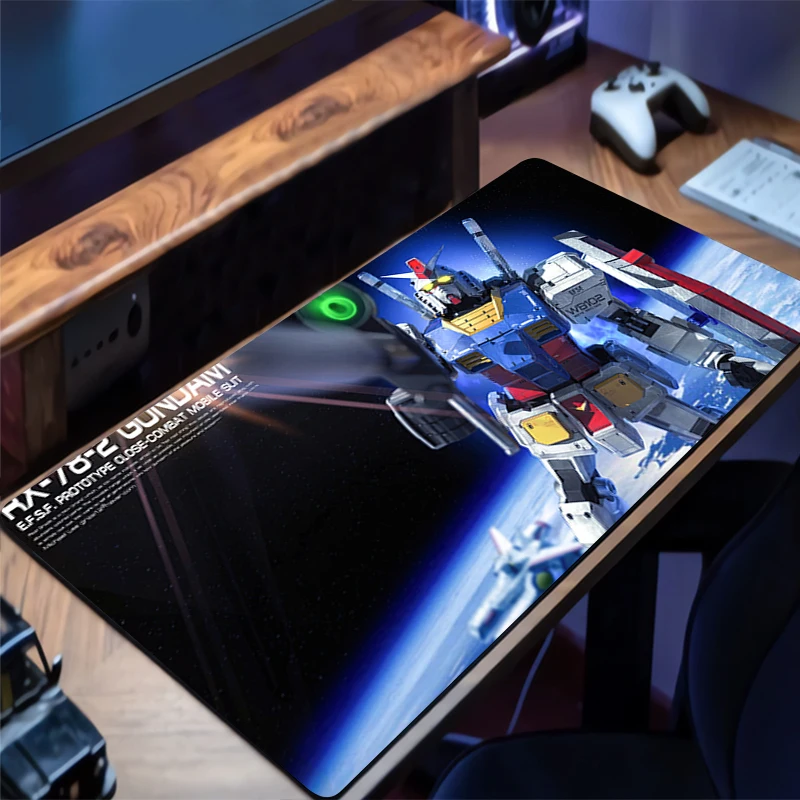 

Mousepad Mechanical Warrior RX-78-2 Gundam HD Keyboard Pad Extended Pad Rubber Desk Mat Non Slip Desk Mouse Mat Gaming Mouse Pad
