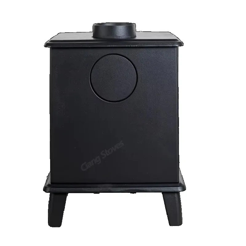 Modern Design Commercial Cast Iron Wood Stove Closed Combustion Fireplace Smokeless for Home Heating