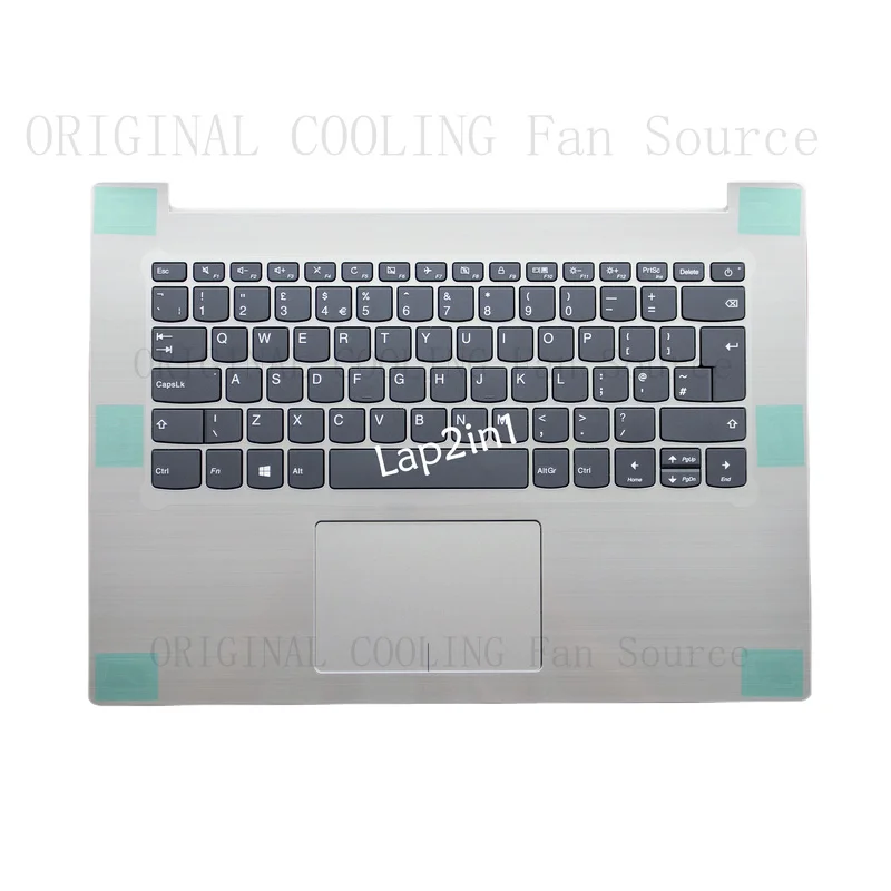 R+  New FOR Lenovo IdeaPad 320-14IKB 320-14IAP 320-14AST Palmrest Cover UK Keyboard