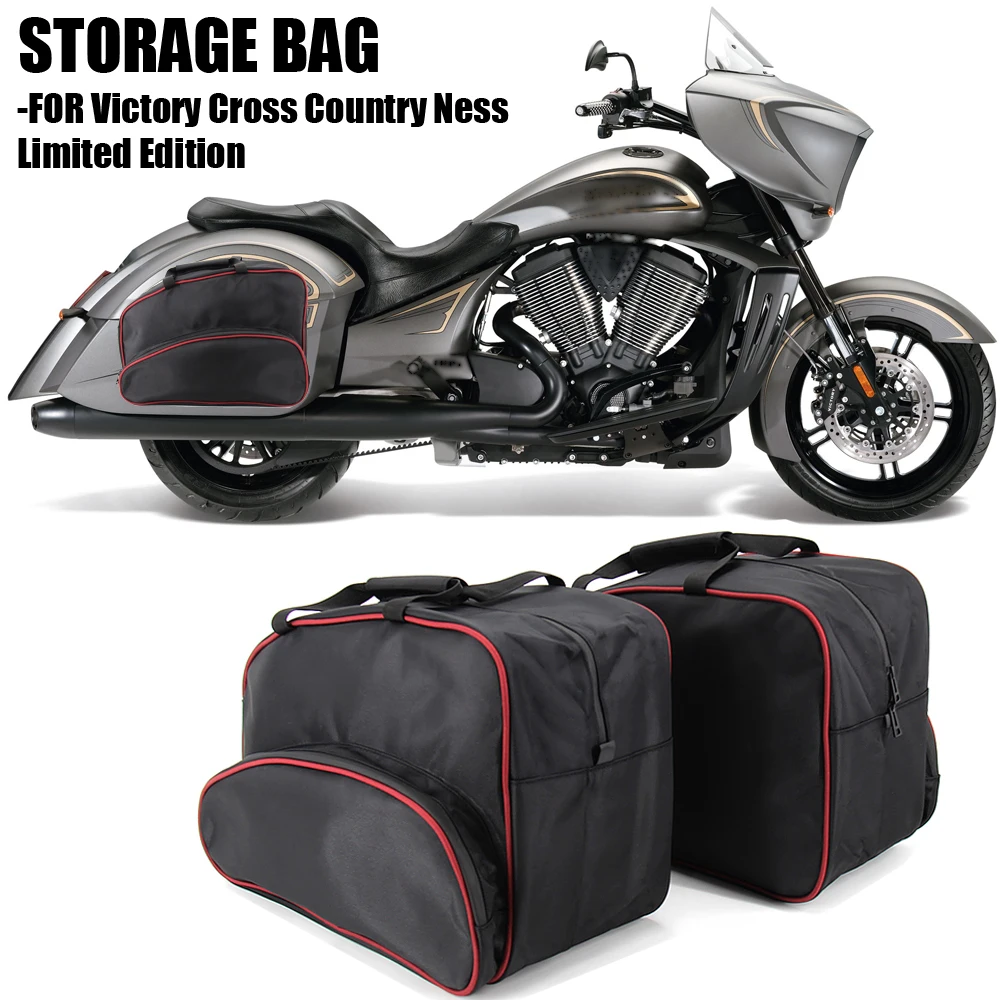 NEW Motorcycle Saddle Bags Side Storage Luggage Bag Inner Bag Liner FOR Victory Cross Country Ness Limited Edition