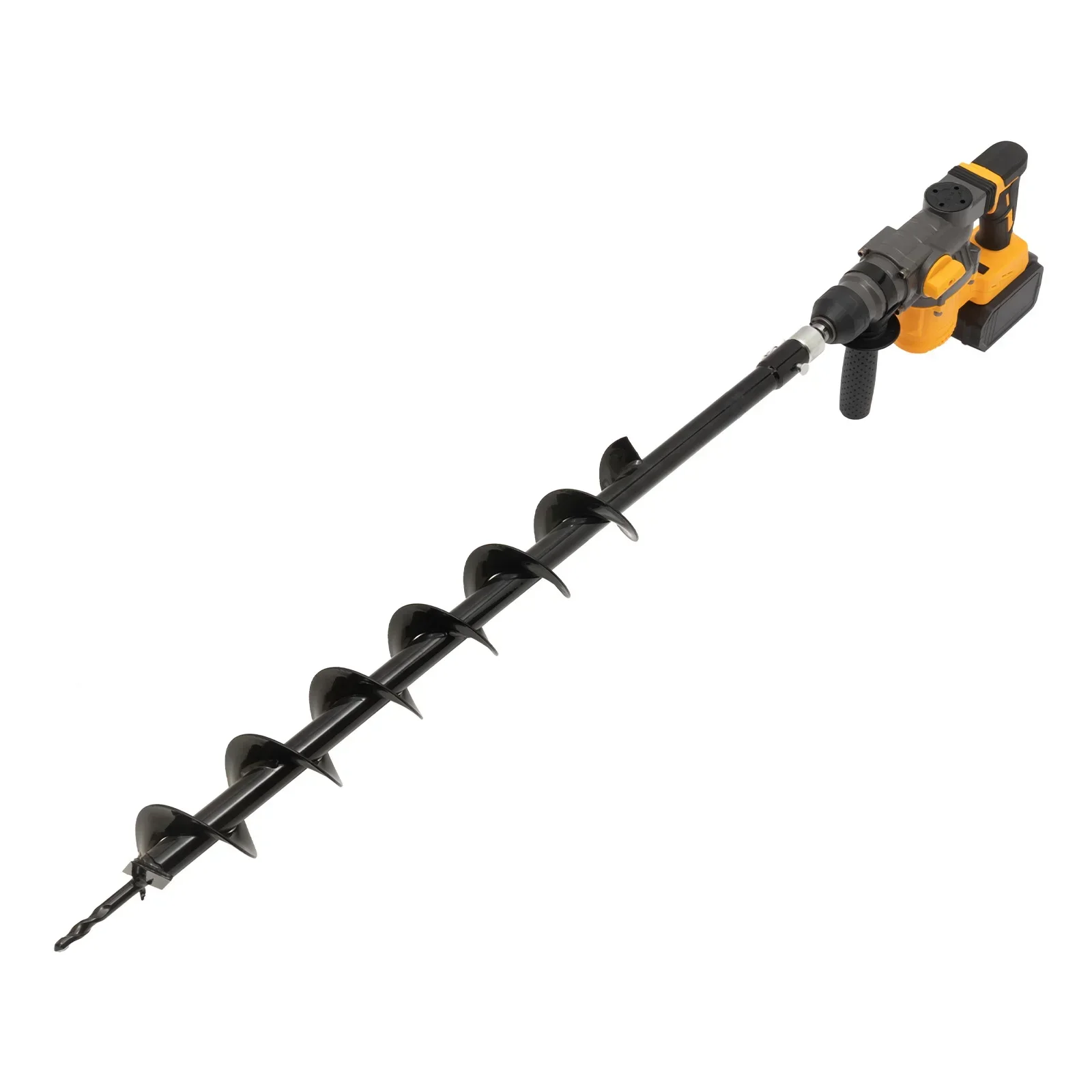 

%a Cordless Rotary Hammer Drill brushless Gas Powered Post Hole Digger for Drilling
