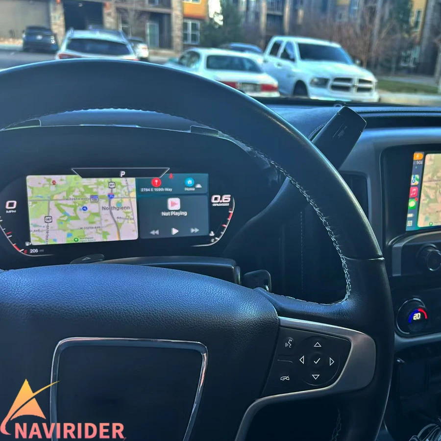 

Upgrade Smart Cluster Panel For Chevrolet Silverado 2014-2018 For GMC Sierra 2019-2024 Car LCD Instrument Multiple Colorful UI