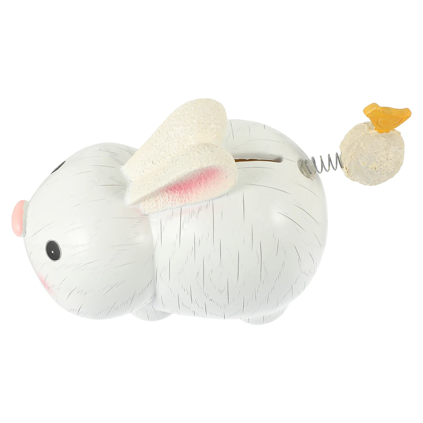 

Resin Bunny Saving Pot Bunny Piggy Bank Desktop Decoration Cartoon Rabbit Money Jar Coin Saving Pot Piggy Bank