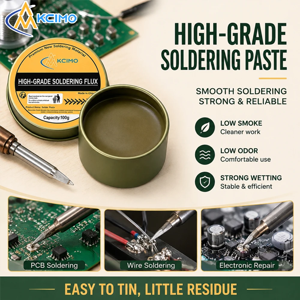 Multi-Spec Rosin Welding Flux Paste, High Purity Circuit Board Solder Aid, Electronic Repair Welding Auxiliary Tool
