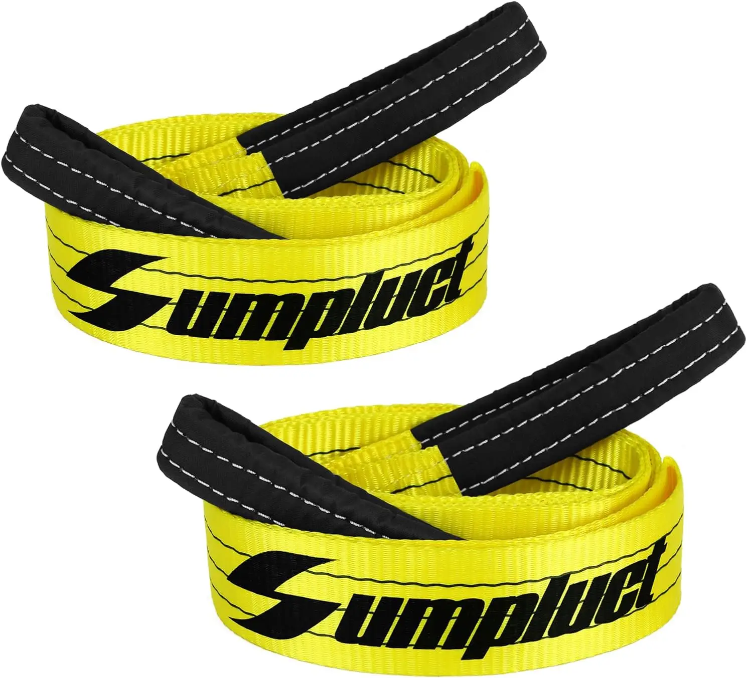 

3-дюймовые усиленные буксировочные ремни, грузоподъемность 30 000 фунтов, для восстановления транспортных средств и экстренного использования, 2 штуки в упаковке