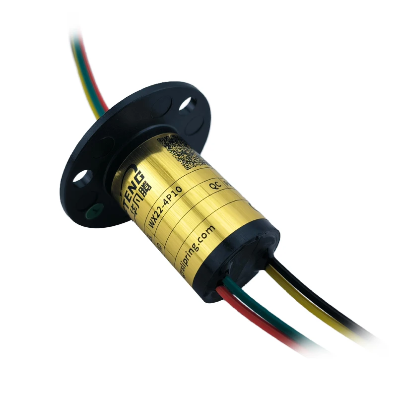 

Conductive ring 4-way 10 amp multi-channel slip ring outer diameter 22mm stable power transmission power rotating joint