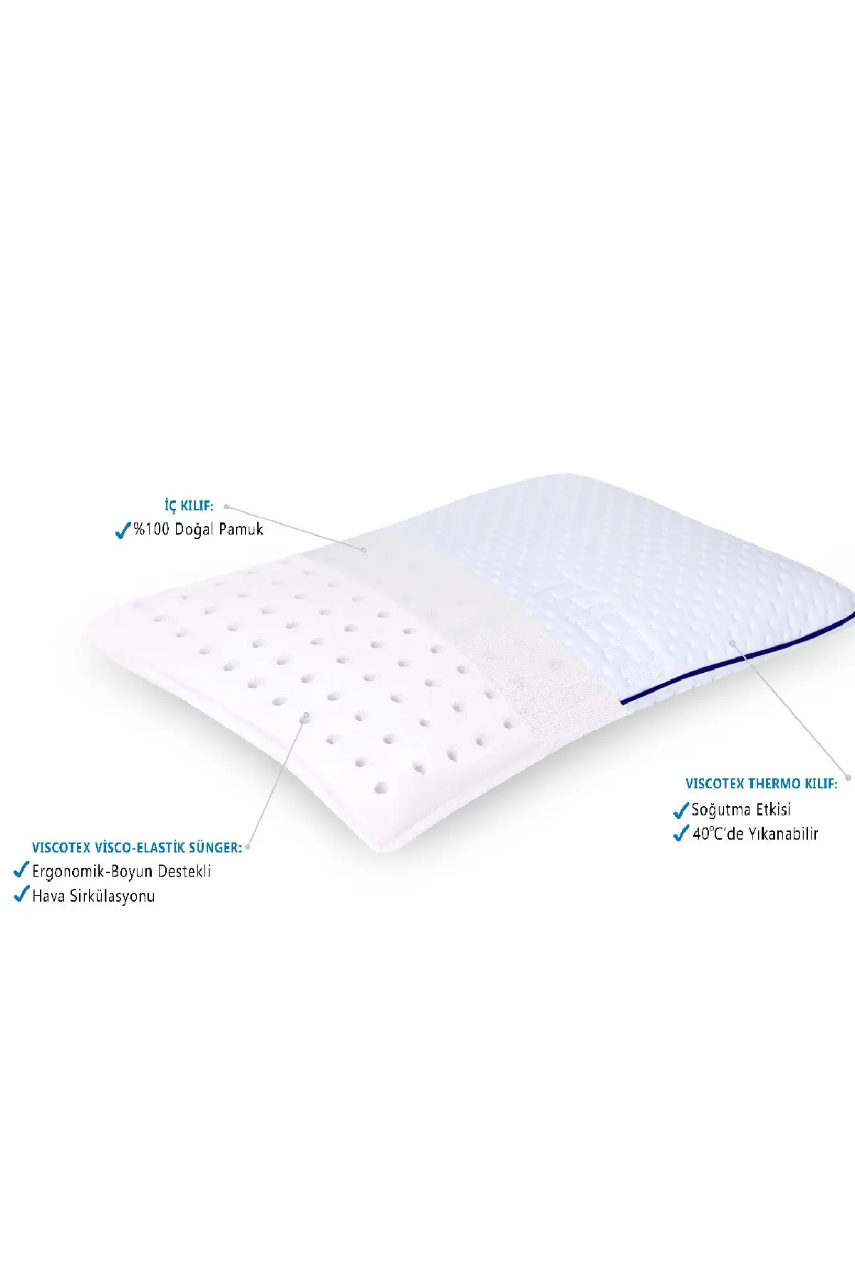 وسادة أطفال لتقويم العظام 50 × 32 × 32 × 6 سم