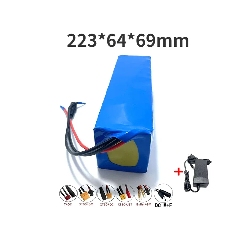 Hot 10S3P 36V 8400mAh 18650 Rechargeable Lithium Battery Pack for Bicycle Electric Scooter Wheelchair Belt BMS+ 42V 2A Charger