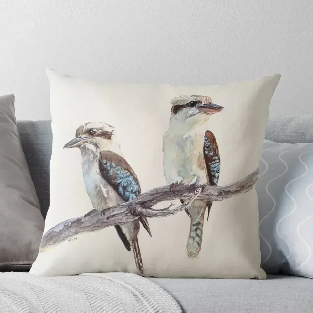 Kookaburras Throw Pillow christmas supplies ornamental pillows for living room Christmas Covers pillow