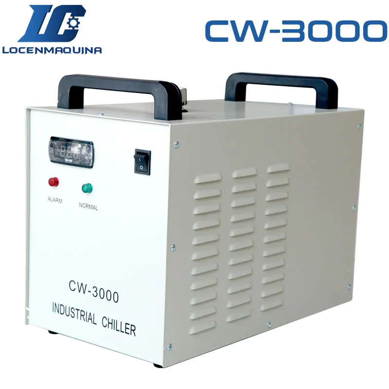 Laser Engraving Machine Industry Water Cooller 60/80W CO2 Laser Tube Water Chiller CW3000 CNC Spindle Cooler