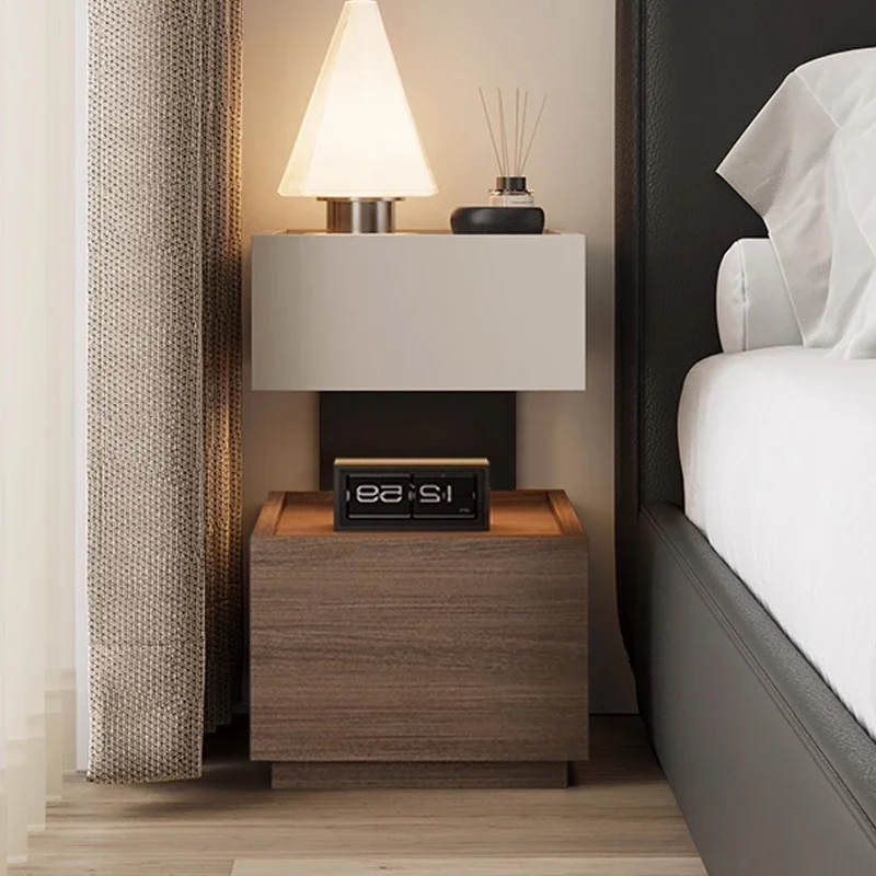 Extremely narrow bedside table Small ultra-narrow 30cm premium bedside table