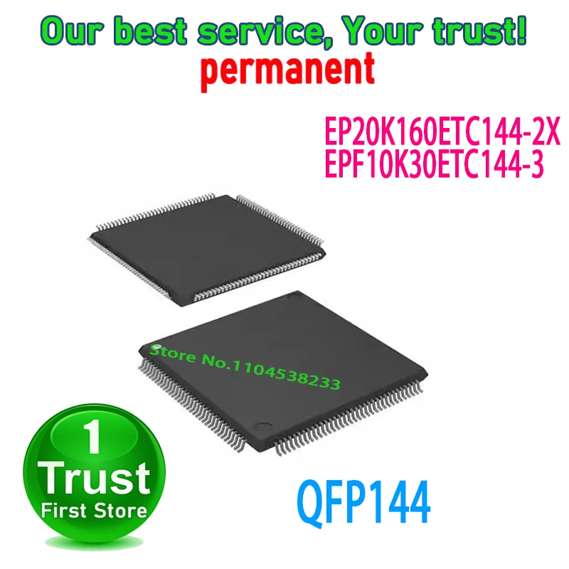 5PCS/LOT EP20K160ETC144-2X EPF10K30ETC144-3 QFP144 NEW and Original in Stock