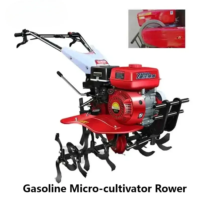 Multi-function Gasoline Micro-cultivator Rower Rotary Tillage Ridging Weeding Ditching Cultivator Micro Tillage Machine