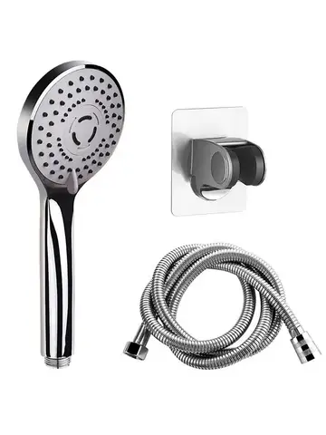 Bathroom Pressurized Hand Shower Package Accessories Shower Nozzle Large Water Output 5 Models Universal Adaptation Save Water