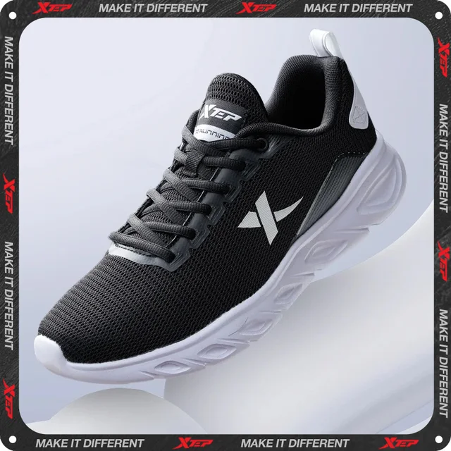 Xtep buty do biegania dla mężczyzn 2021 zimowe męskie obuwie sportowe Street Casual odporne na zużycie poduszka podtrzymująca trampki 879419110080
