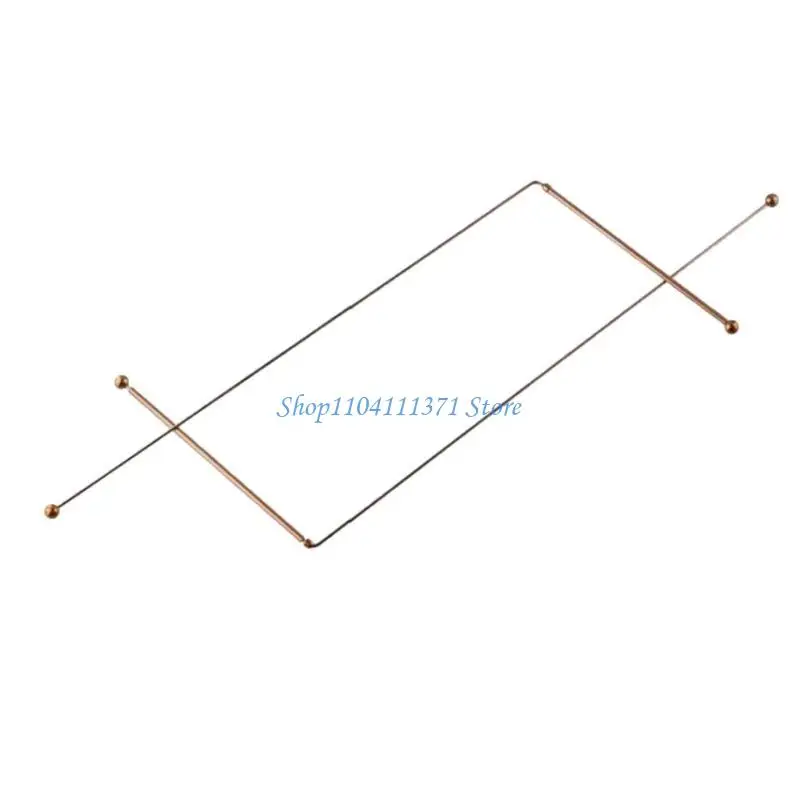 P9FC High Precise Coppers Divining Rods with Pendulum for Water Witching, Treasure Ghostly Detection Divining Tool
