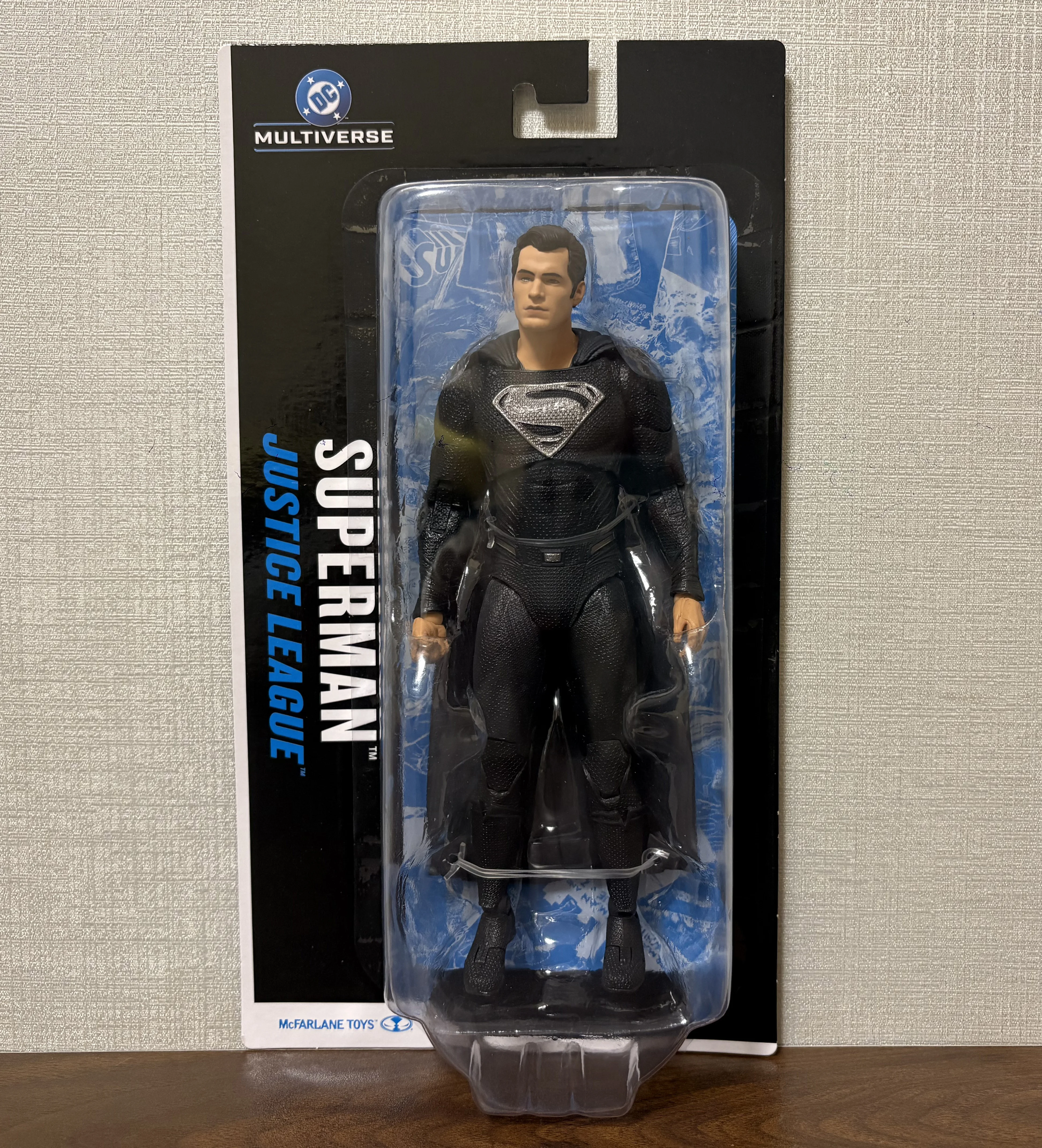 Mcfarlane Toys DC Multiverse 7in Superman Justice League Movie Blister Card Action Figure Model Doll Garage Kit