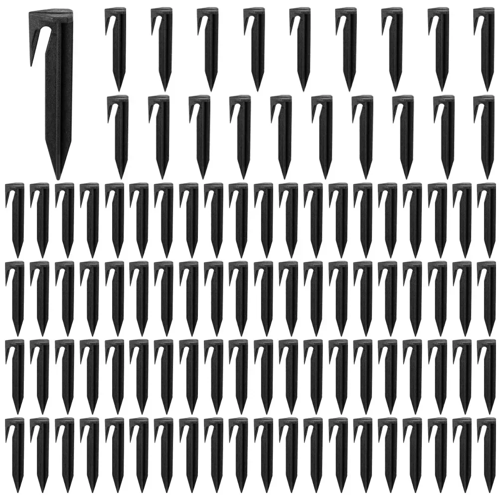 100Pcs Garden Lawn Mower Peg Boundary Nail Ground Spikes Fixing Pins For Laying Boundary Cables Robotic Lawn Mower Accessories