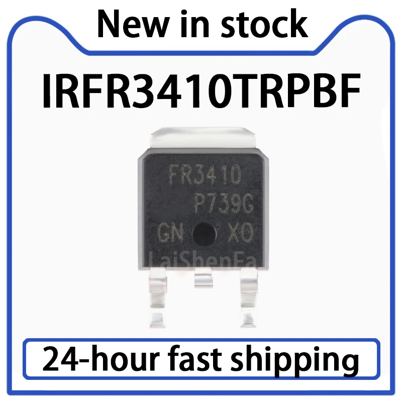 10PCS IRFR3410TRPBF TO-252-3 N-channel 100V/31A Surface Mount MOSFET Tube in Stock