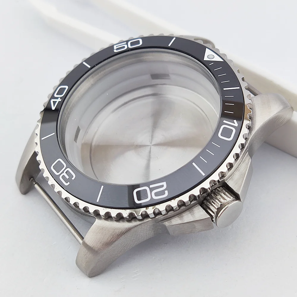 41mm Case Sapphire Glass Case NH35 Case Fits 32.5mm Dial Luxury Men's Watch Case Fits NH35 NH36 Movement Watch Parts