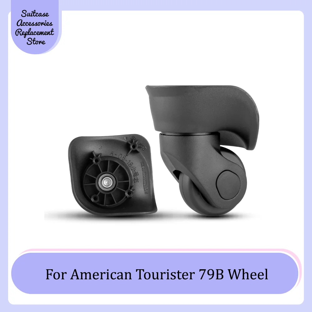 

For American Tourister 79B Universal Wheel Replacement Suitcase Smooth Silent Shock Absorbing Durable Wheel Accessories Wheels