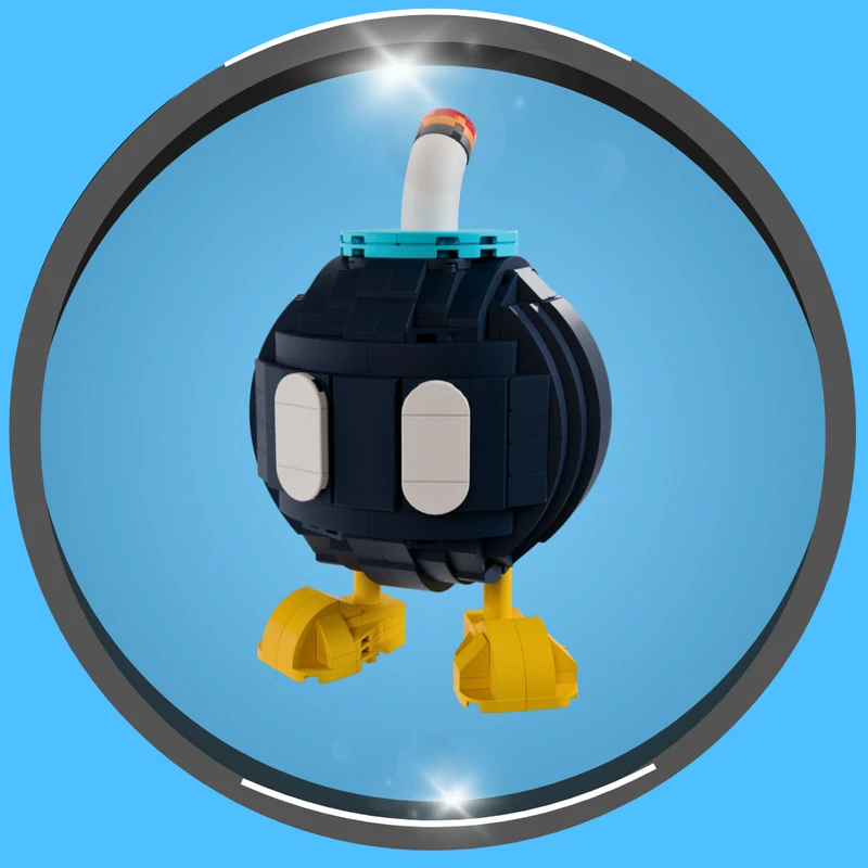 390 قطعة فيوز MOC كروية هدم اللبنات تتحرك الموقت لتقوم بها بنفسك التعليم نموذج EOD #3