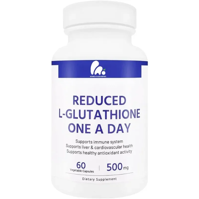

Each capsule contains 500 milligrams of L-glutathione and 60 plant capsules. Immune support, antioxidant and cleansing