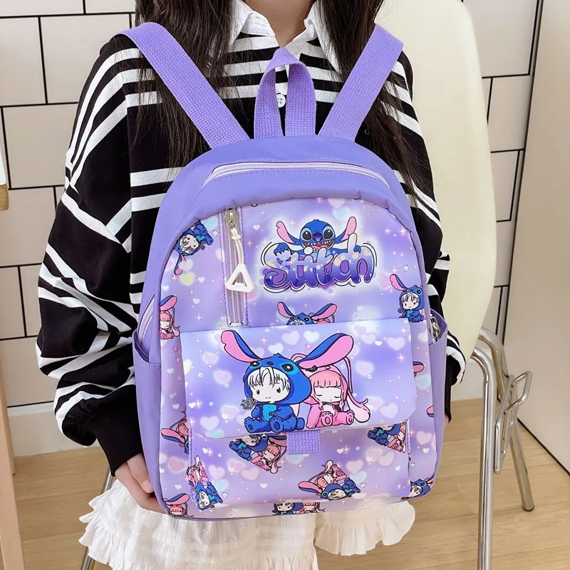 

Горячая распродажа: Рюкзак для детского сада Stitch для мальчиков и девочек, милый мультяшный рюкзак с уменьшенной нагрузкой на плечи, модный детский рюкзак