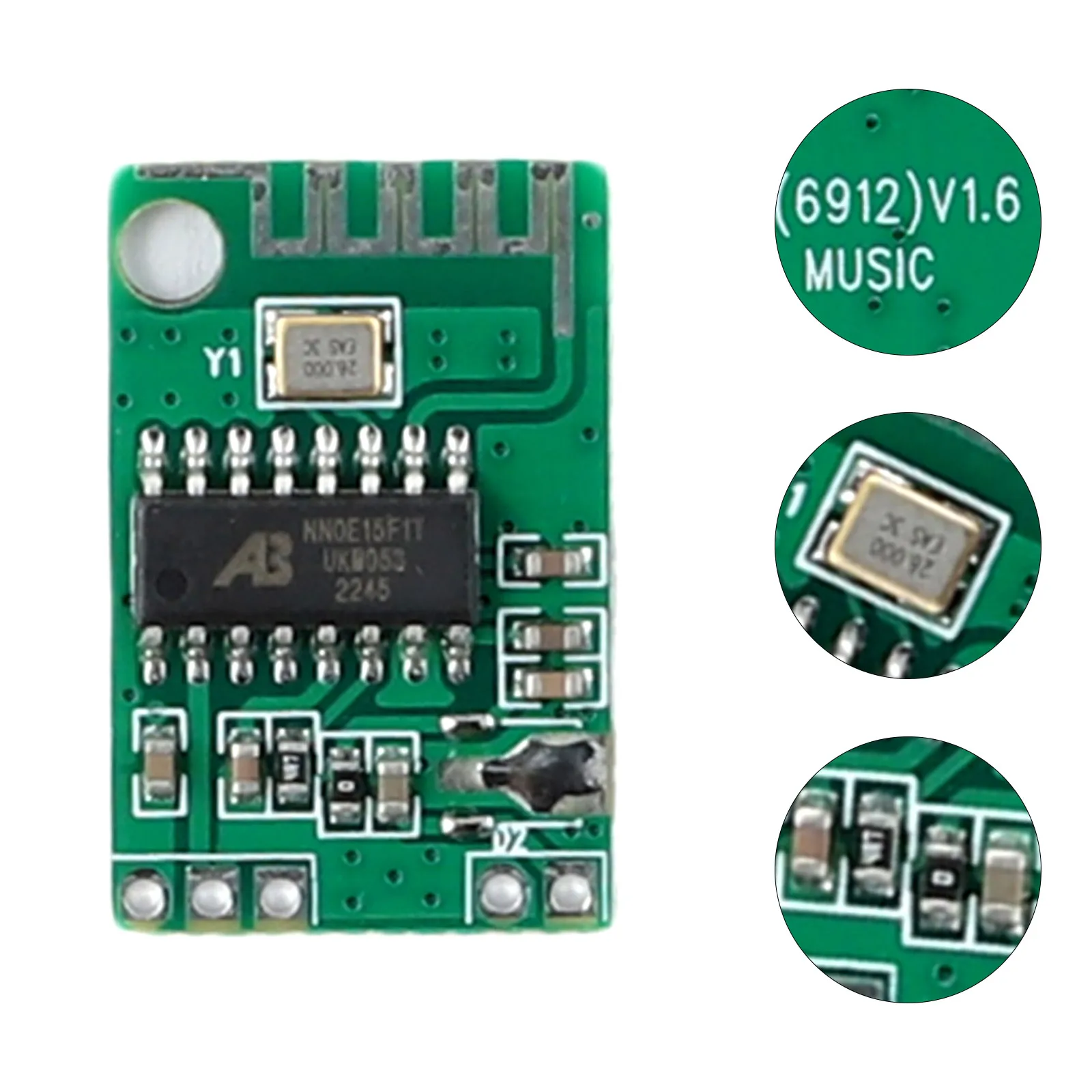 CA-6928 DC 3.3V-6V Power Supply Unit Small Bluetooth-compatible Audio Module Green/Blue Board 23 × 15mm Voltage Stabilizer