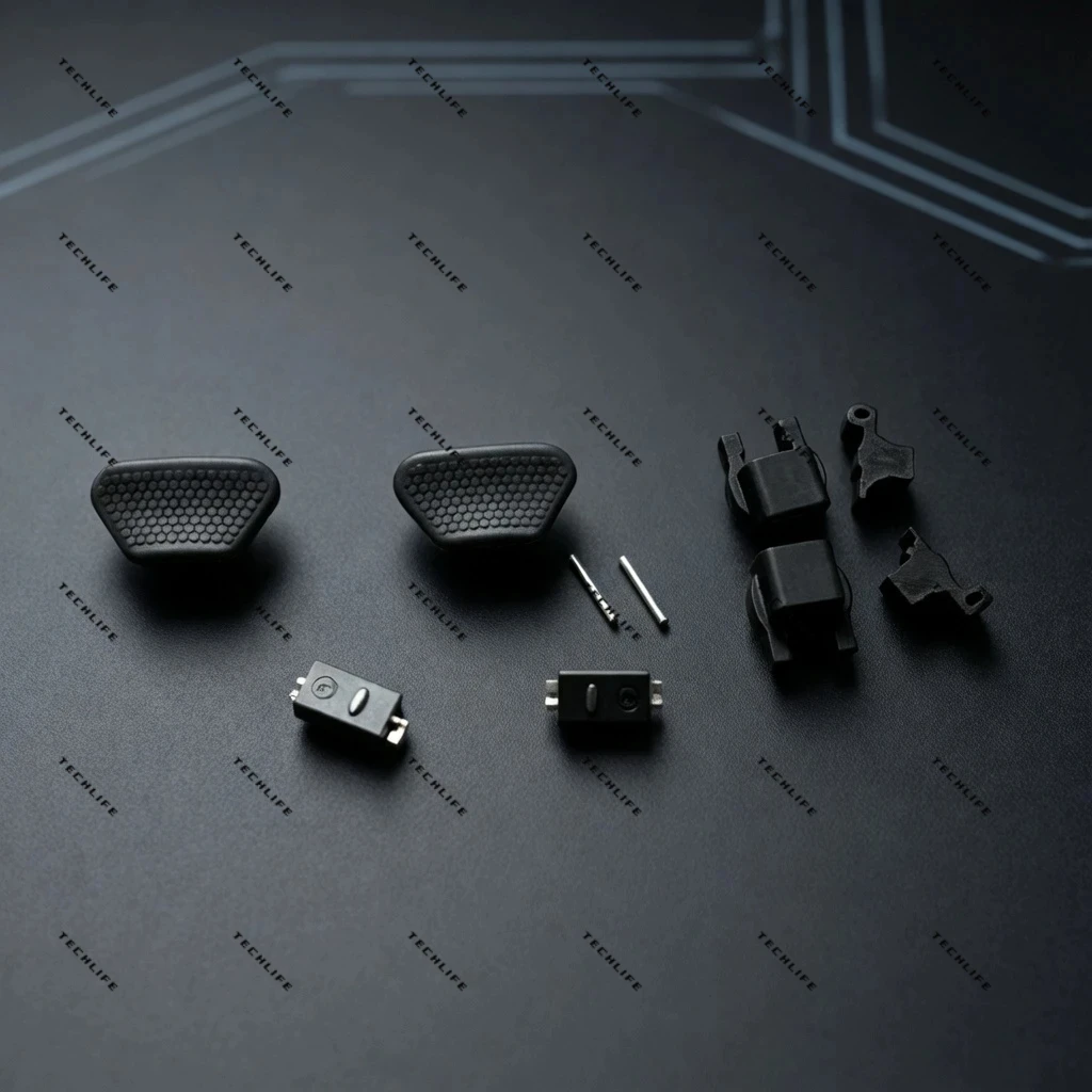 Suyue DS4 Scuf Back Button Kit — Large/small micro-switches, blade design, spring plate actuation. Evolve your DS4