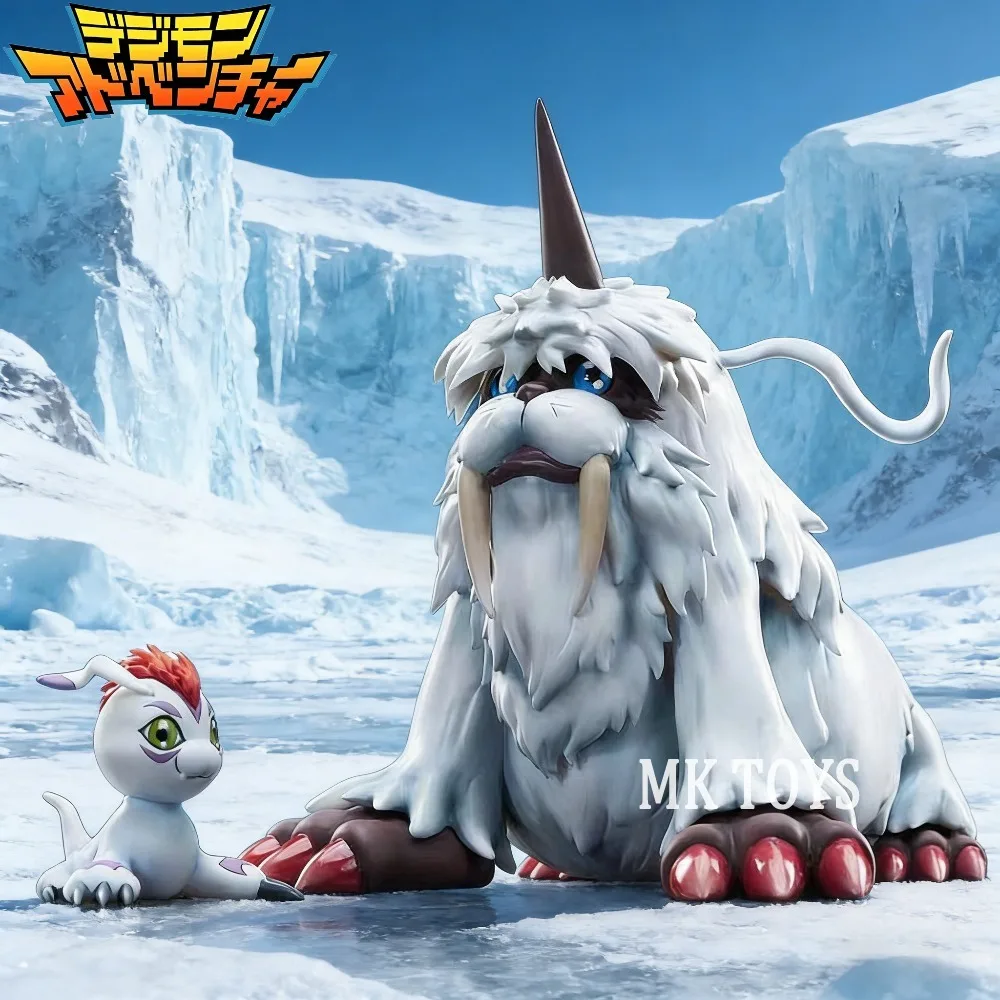 4-12.5cm Anime Digimon Adventure Figure Ikkakumon Gomamon Action Figures Pvc Collection Model Toys for Children Gifts