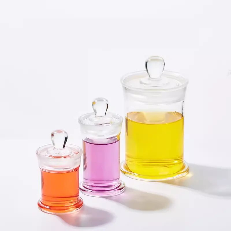 Specimen bottle sealed glass sample display bottle wide mouth frosted laboratory goods tea storage jar sealed jar