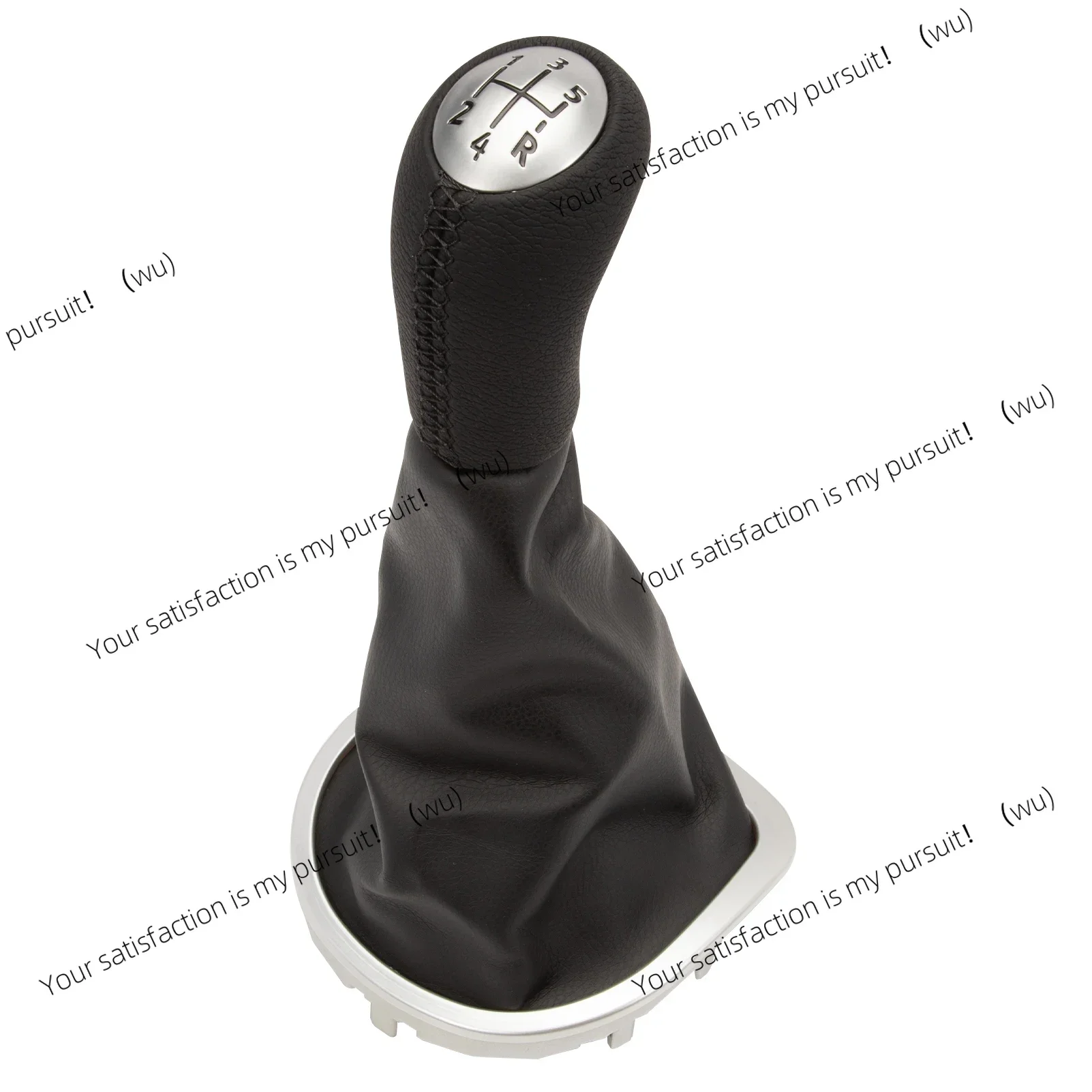

5-Speed leather shift lever knob with shift lever, luggage rack leg guards for Renault Clio III 2005-2013 manual