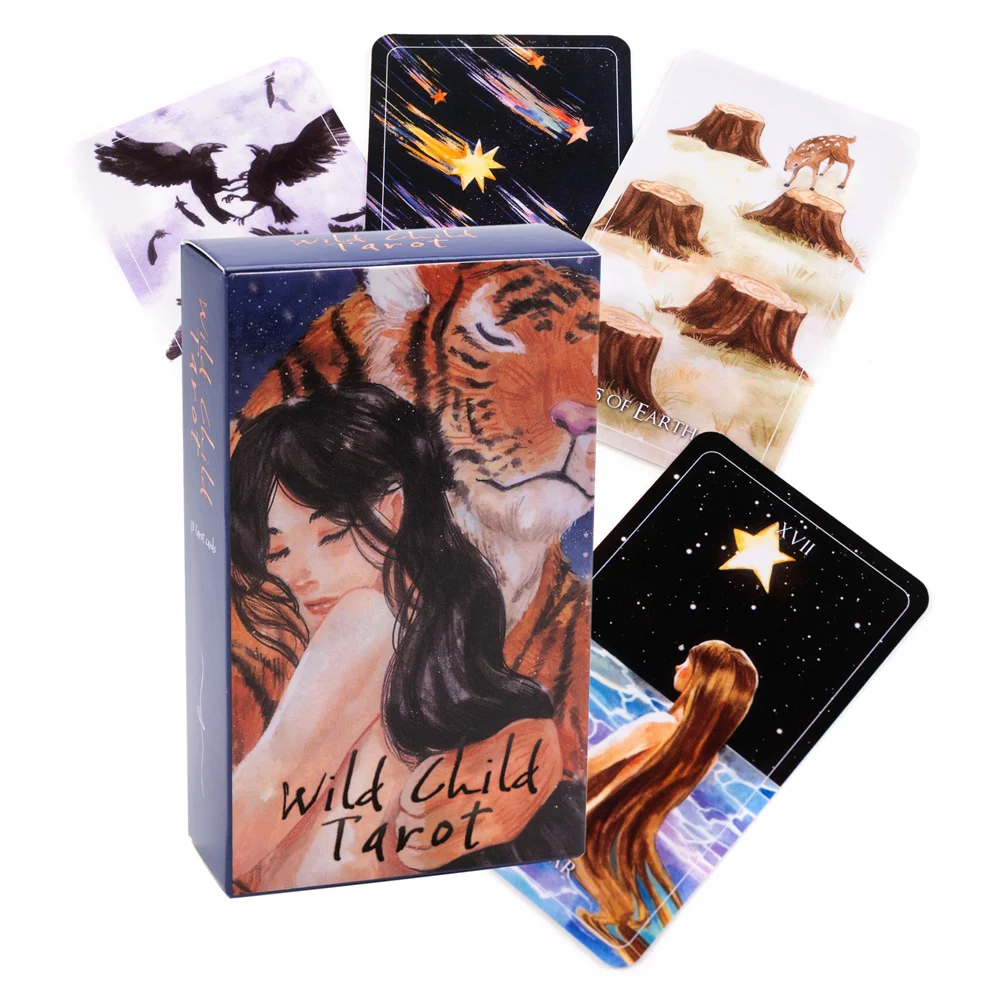 Creative Wild Child Tarot Tablecloth Gist Card Games Mystical Waite Tarot Cards