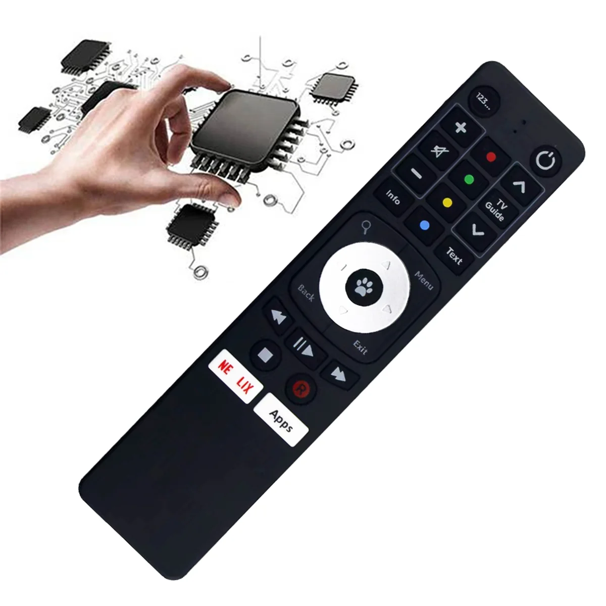 B49CReplace Remote for Fetch H671T M616T M605T H626T for Gen 2 Mighty PVR Mini Mighty Set Top 4K TV Box HD Recorder A