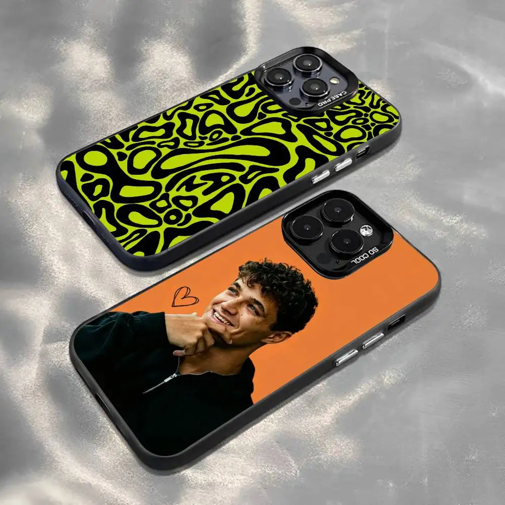 

Racing Driver L-Lando N-Norris Phone Case For iPhone 17,16,15,14,13,12,11 Plus,Pro Max,XS,Colorful Silver Phone case Funda Cover