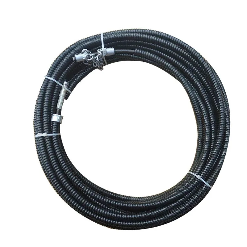 

Electric sewer dredging special tool solid chain dredging spring oil plugging pipe dredger