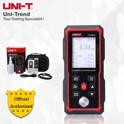 UNI-T High Accuracy Ultrasonic Thickness Gauge UT345A ;Chinese/English language switching/Multiple material measurement