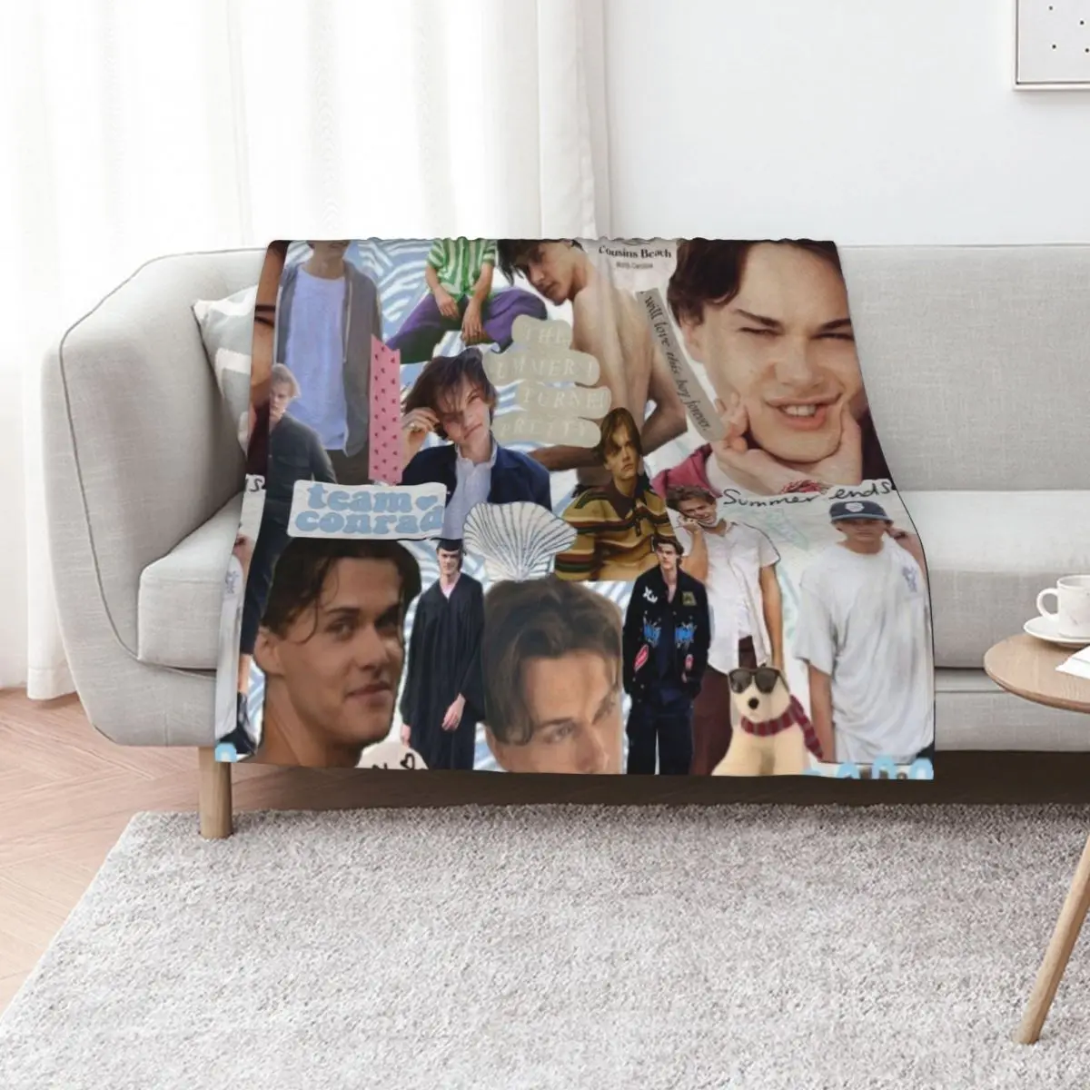 

Conrad Collage from TSITP Throw Blanket Bed Fashionable Cute Furrys Luxury Thicken Blankets