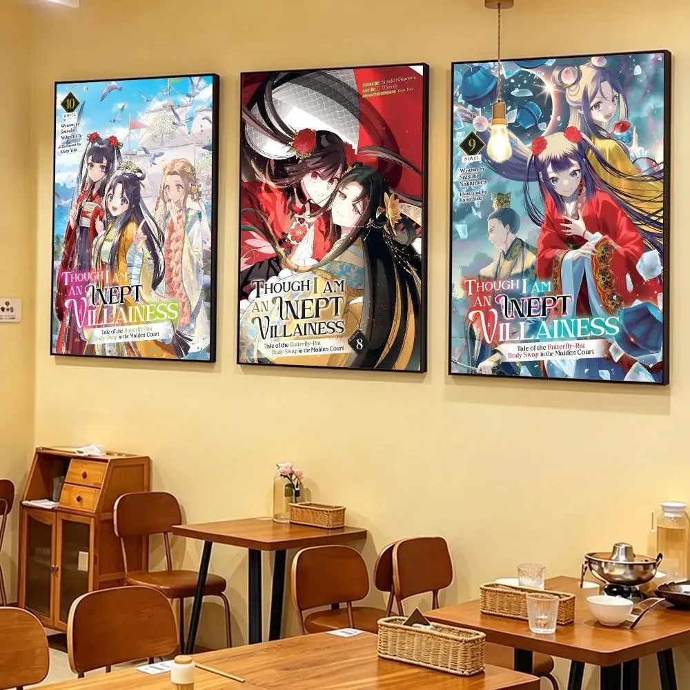 anime Though I Am an Inept Villainess Poster HD Printing Cozy and Warm Style for Home Decor for Bedrooms Cafes Gift Giving
