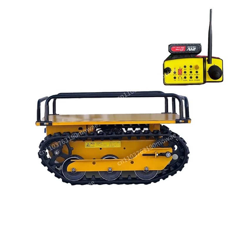 500 kg remote control all-terrain crawler, agricultural material handling crawler