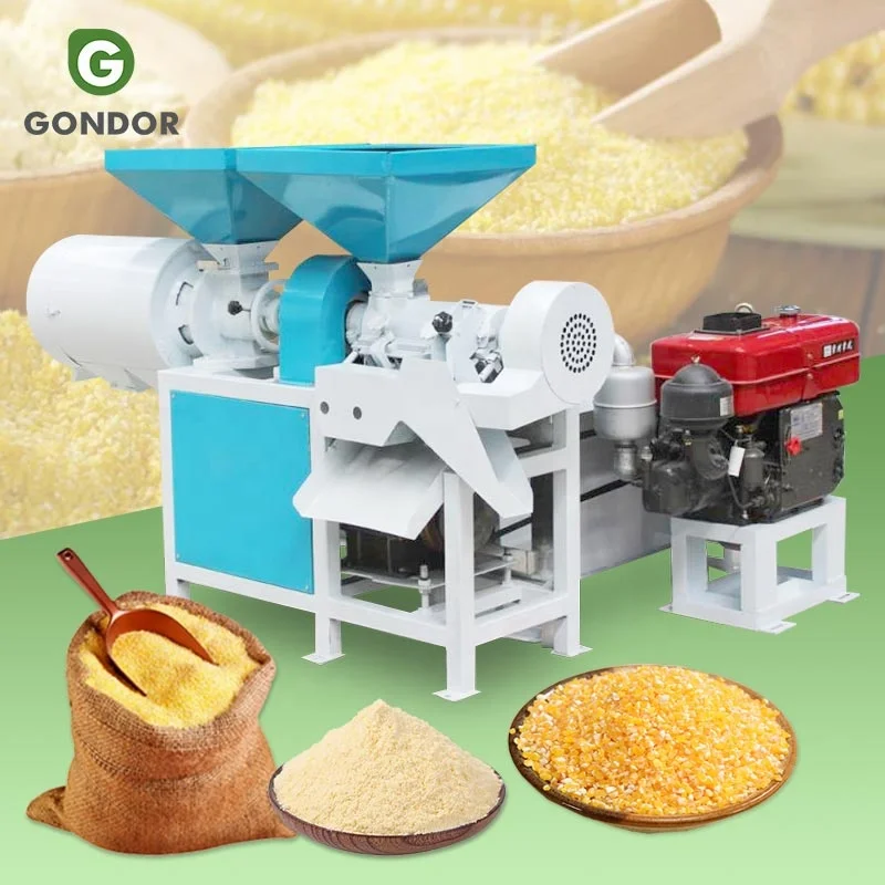 

Maize Meal Semolina Grits Small Scale Sift Posho Mill Make Corn Grind Milling Machine for Price in Kenya