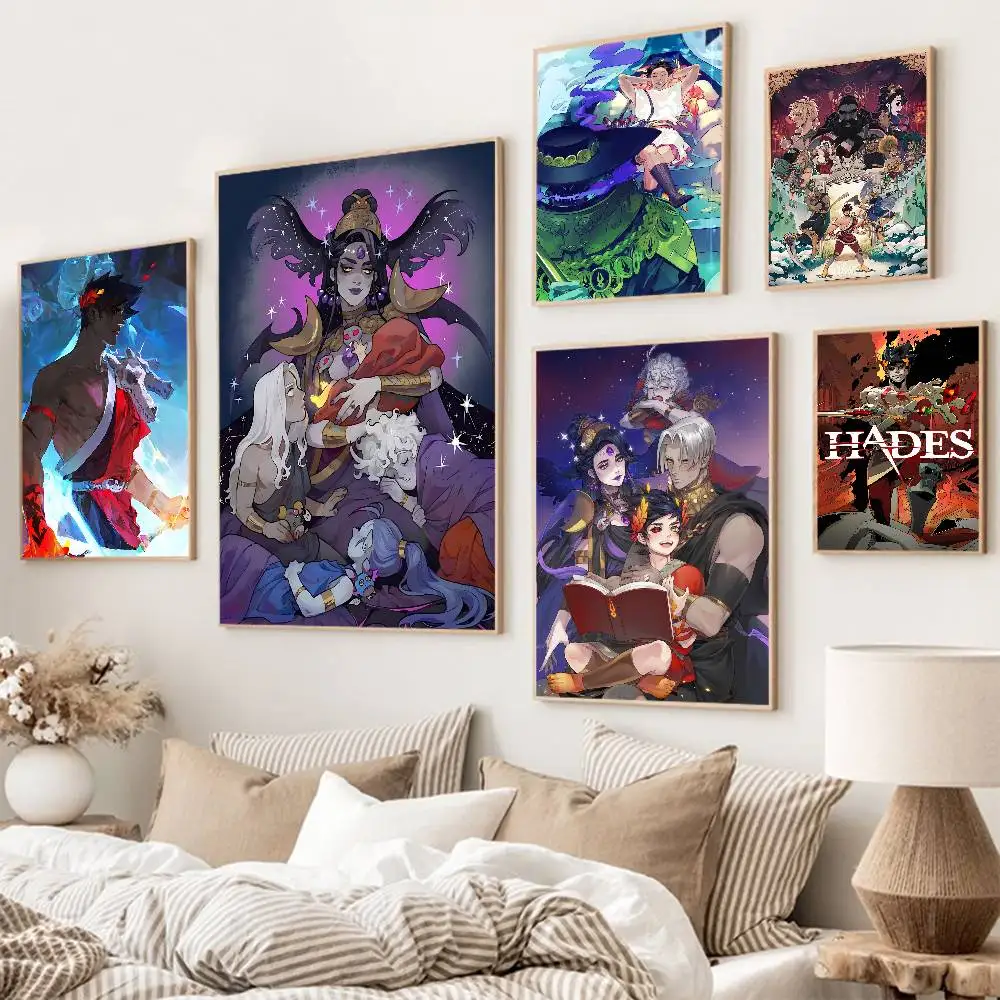 أمين H-Hades مطبوعات وملصقات ذات نوعية جيدة ملصق ورقي مقاوم للماء ملصقات حائط لبار القهوة