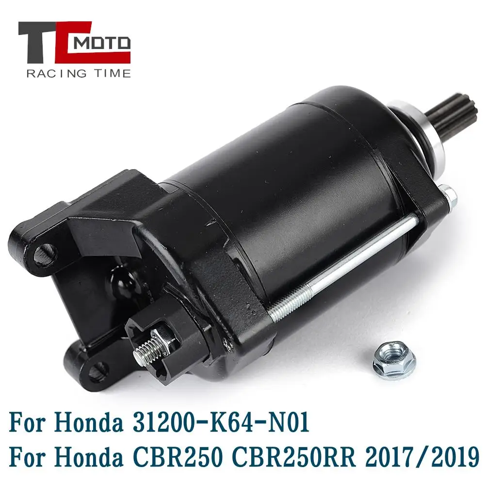 

Motorcycle Electric Starter Motor Starting For Honda CBR250 CBR250RR 2017/2019 CBR 250 RR 250RR 31200-K64-N01 Accessories