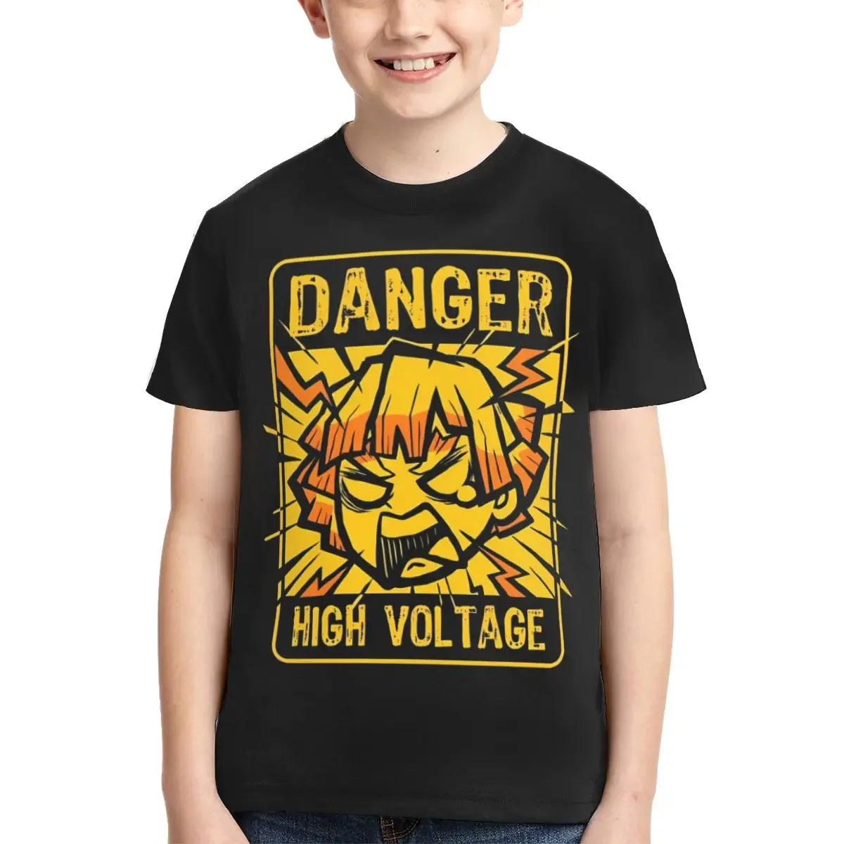 Anime Demon Slayer T Shirt - Short Sleeve Crew Neck Soft Fitted Tee Shirts for Teen Girl & Boy