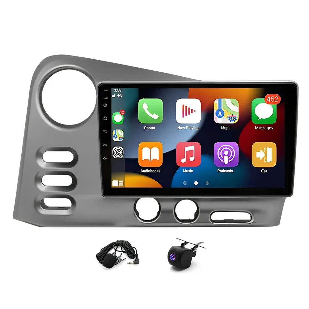 

9Inch Car Stereo GPS Navi Carplay Android 13 Compatible forMatrix PontiacVibe 2003-04